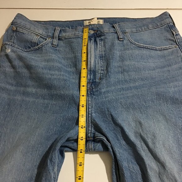 Madewell Womens The Perfect Vintage Jeans Size 32 Distressed - Picture 11 of 14